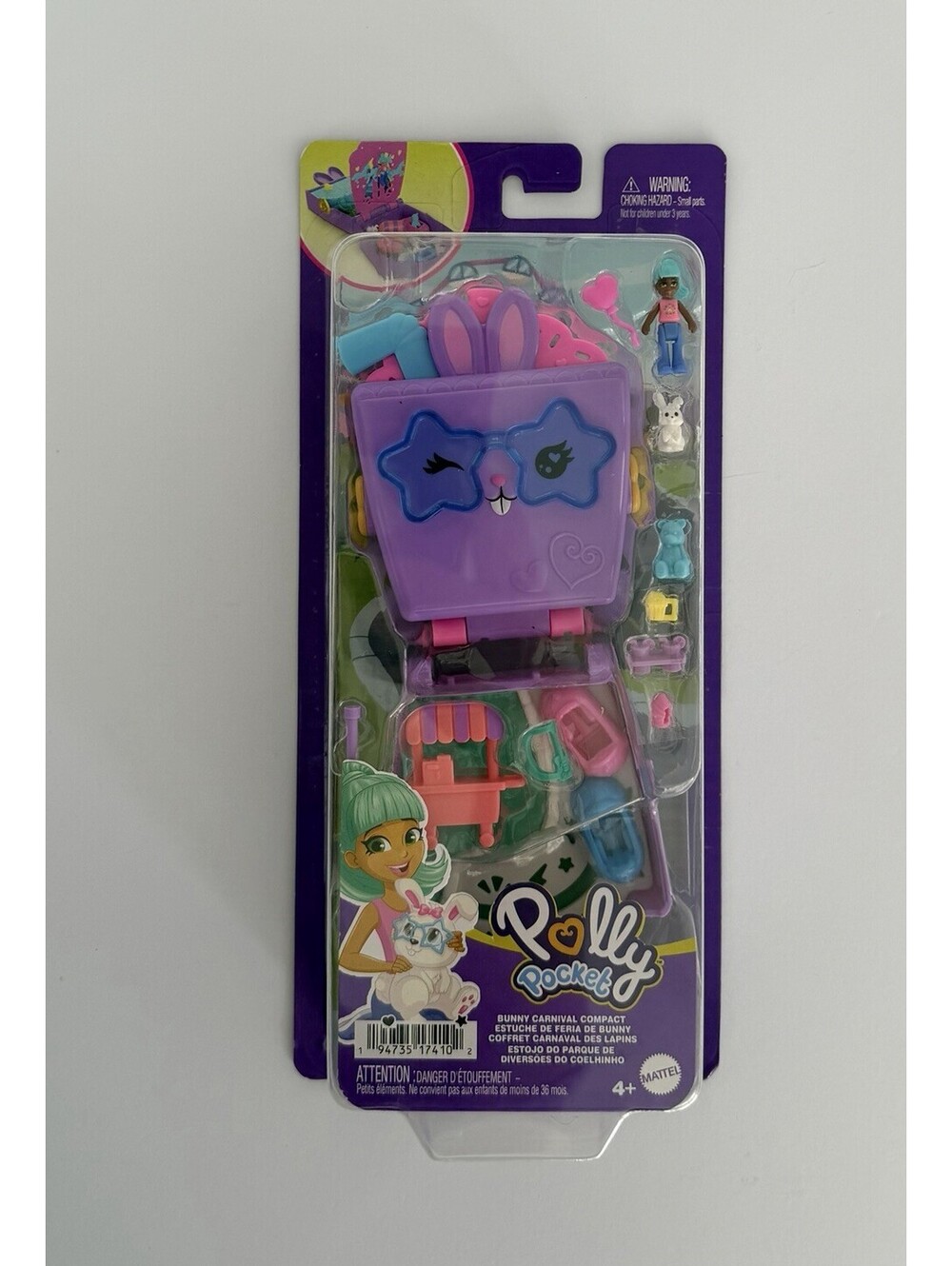 Polly Pocket Bunny Carnival Compact